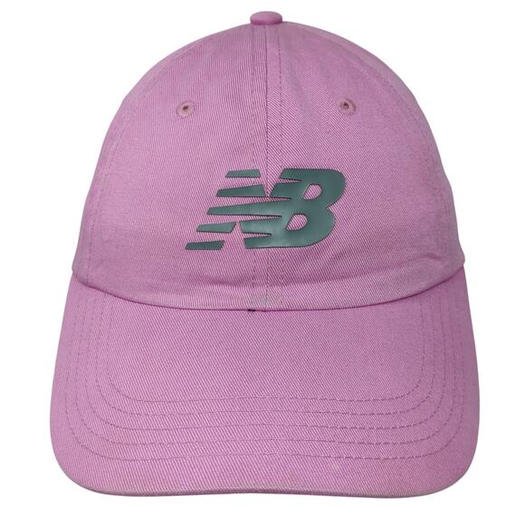 New Balance Snapback Hat Pink One Size Adjustable Outdoor Vent Holes - Picture 1 of 8